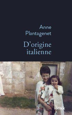 Couverture du livre "D'origine italienne" d'Anne Plantagenet
